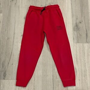 Zara Kids Boys Red Sweatpants Size 8 128cm